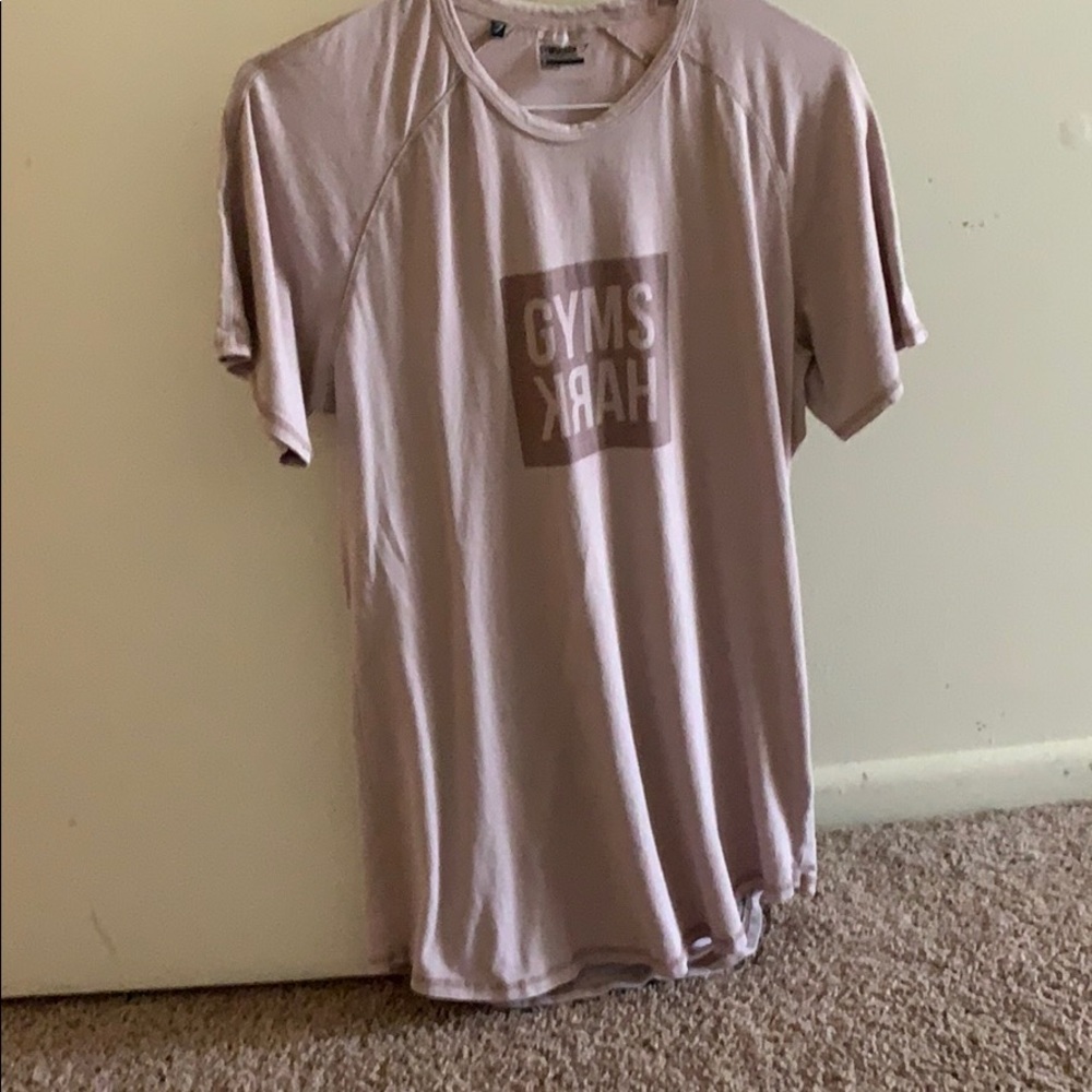 Pink gymshark shirt